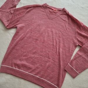 Sol, Alpaca Bamboo Sweater Men's Size XL Long-sleeved Pullover Vneck